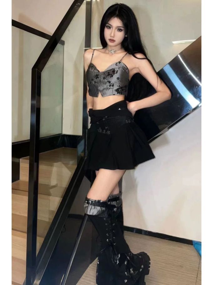 厚底 圆头 低筒 皮革 拉链 