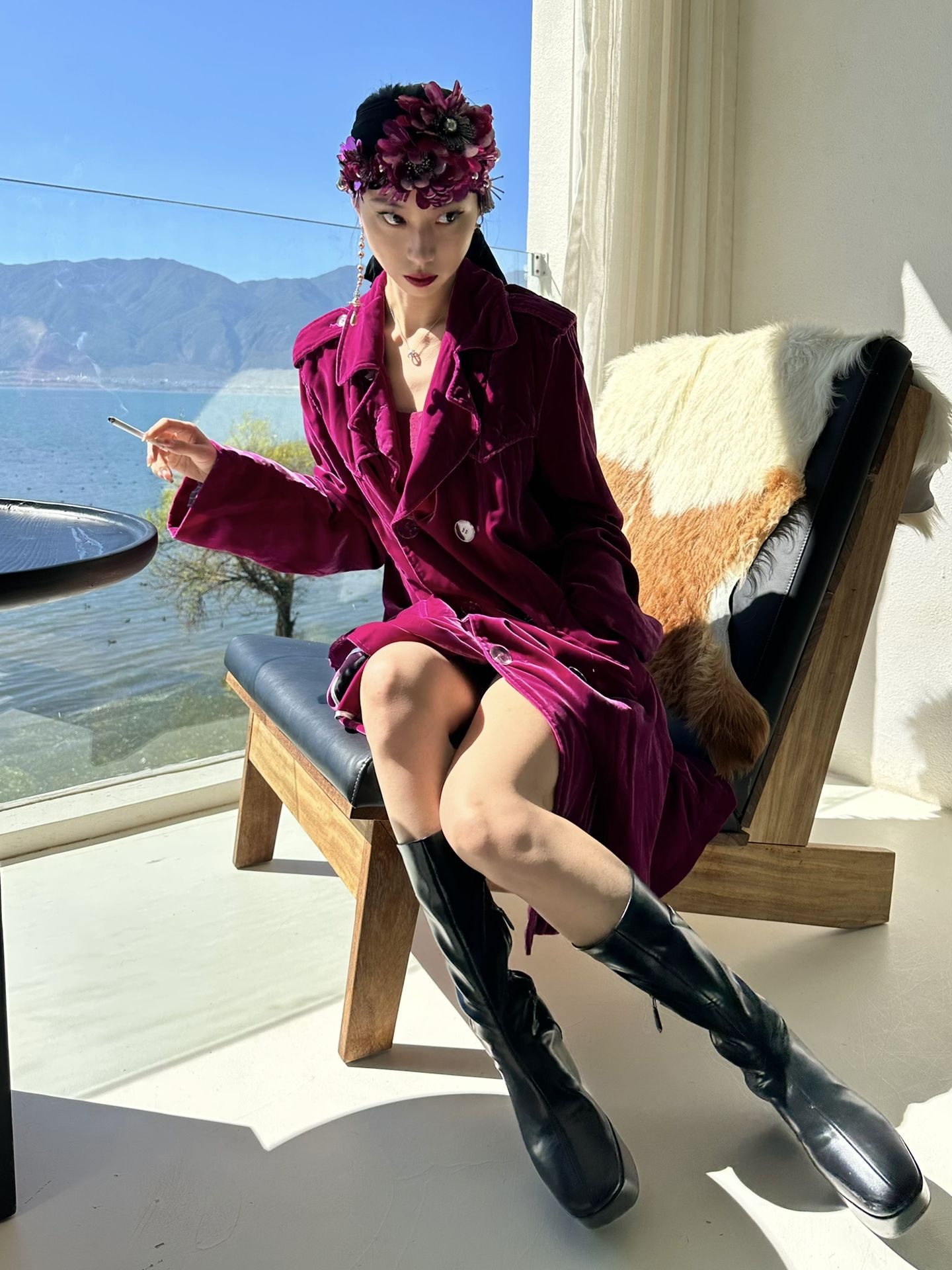 H型 翻驳领 滑板车红 夜蓝色 基础扣饰 户外  - VALI鞋履AI设计主图