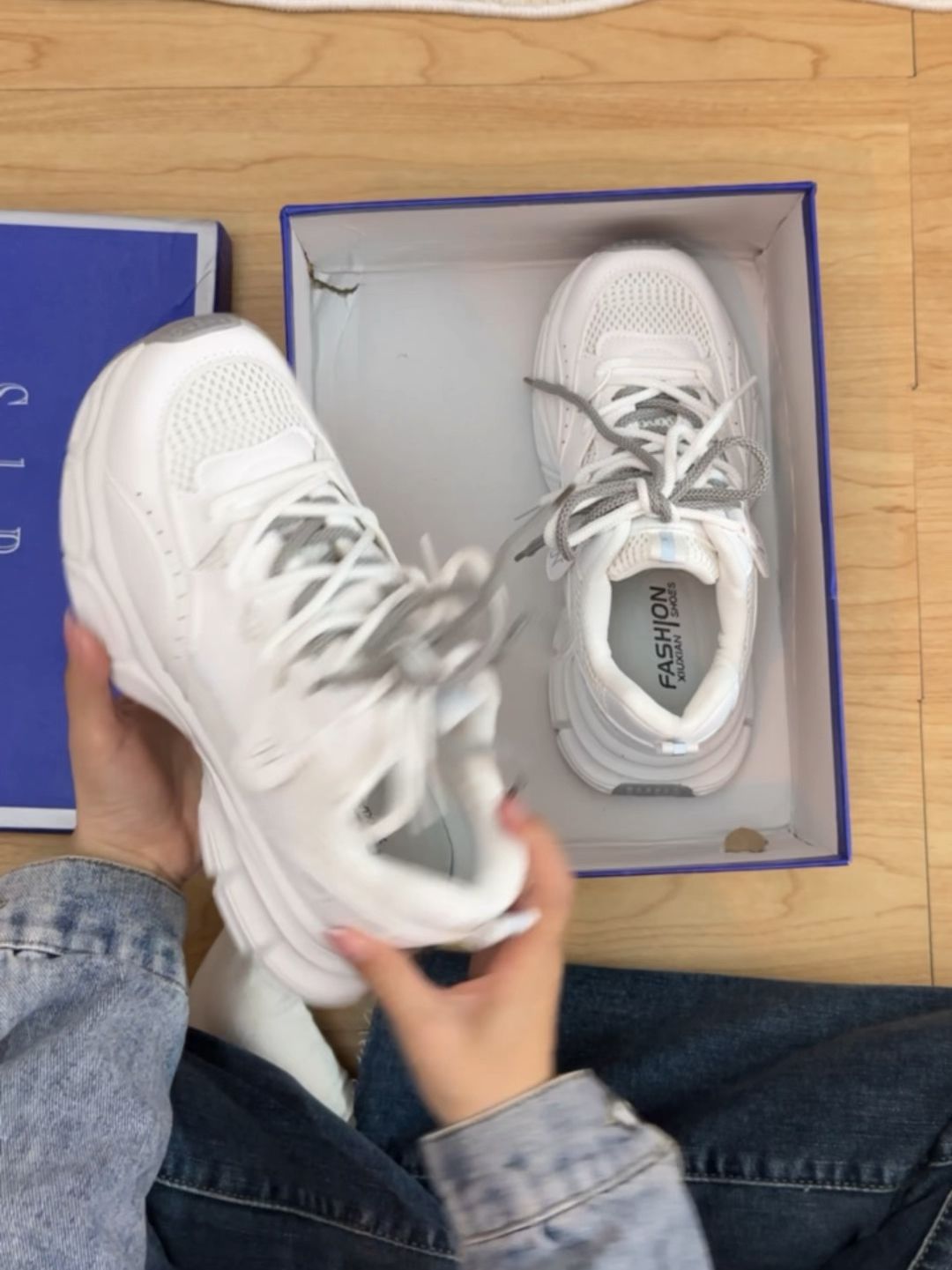 厚底 圆头 低帮 系带 深口鞋 皮革  - VALI鞋履AI设计主图