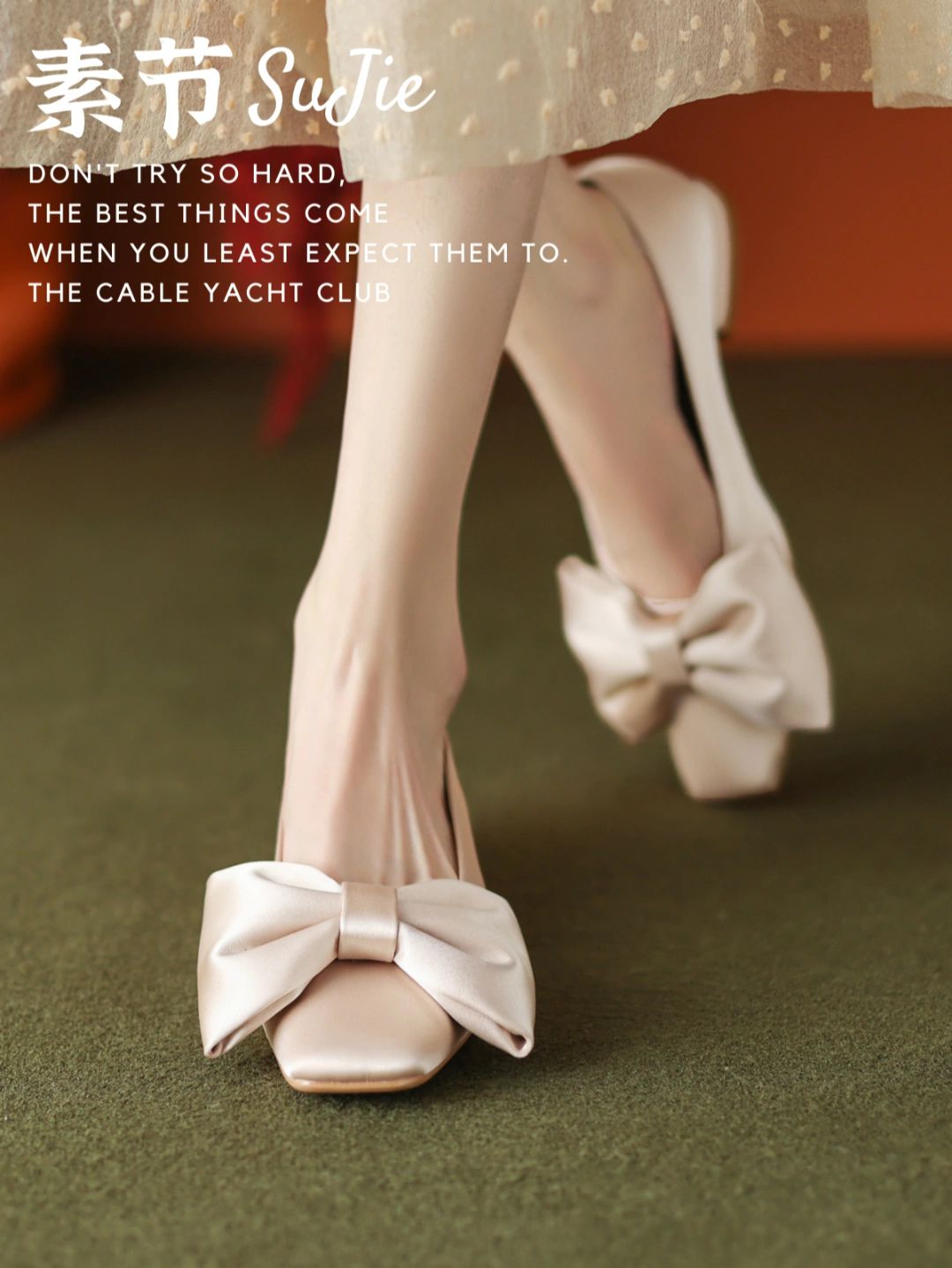 粗跟 高跟 方头 低帮 一脚蹬 浅口鞋  - VALI鞋履AI设计主图