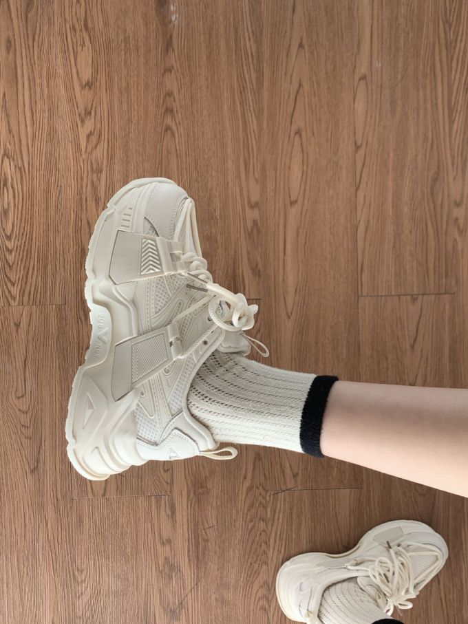 厚底 圆头 低帮 系带 深口鞋 