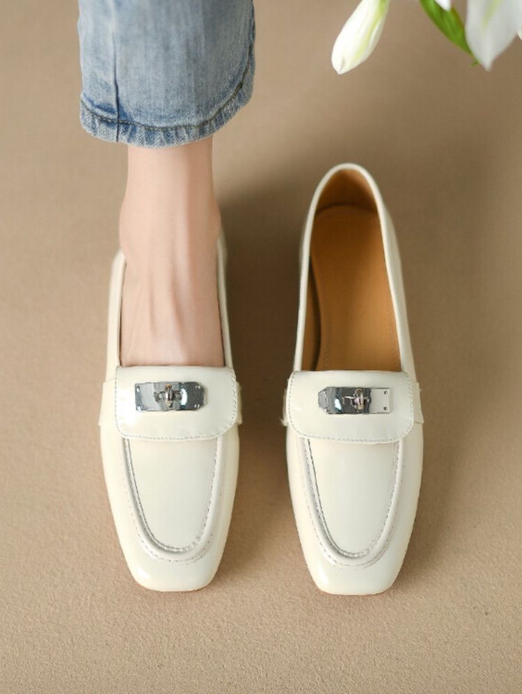 方头 低帮 一脚蹬 深口鞋 皮革  - VALI鞋履AI设计主图