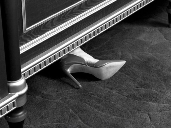 异形跟 高跟 尖头 低帮 浅口鞋 皮革 