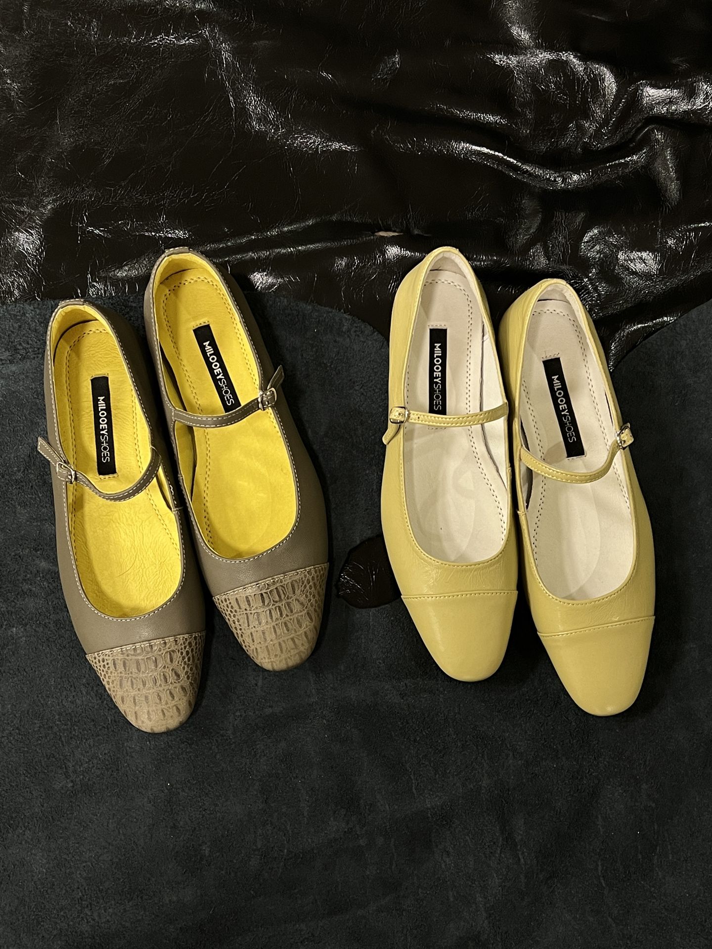 圆头 低帮 袢扣 浅口鞋 皮革  - VALI鞋履AI设计主图