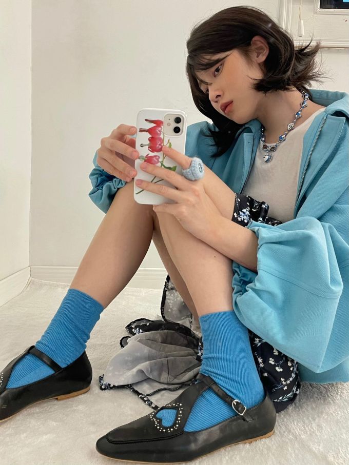 平底 尖头 低帮 袢扣 中口鞋 皮革 