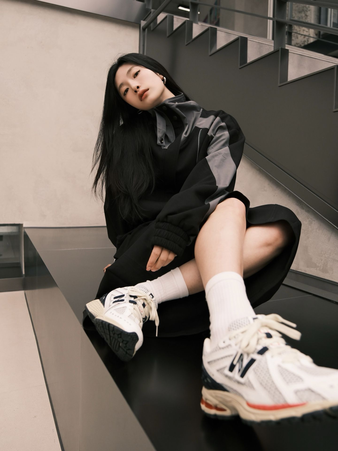 撞色/渐变 拼接 踢踏舞鞋色 运动  - VALI鞋履AI设计主图