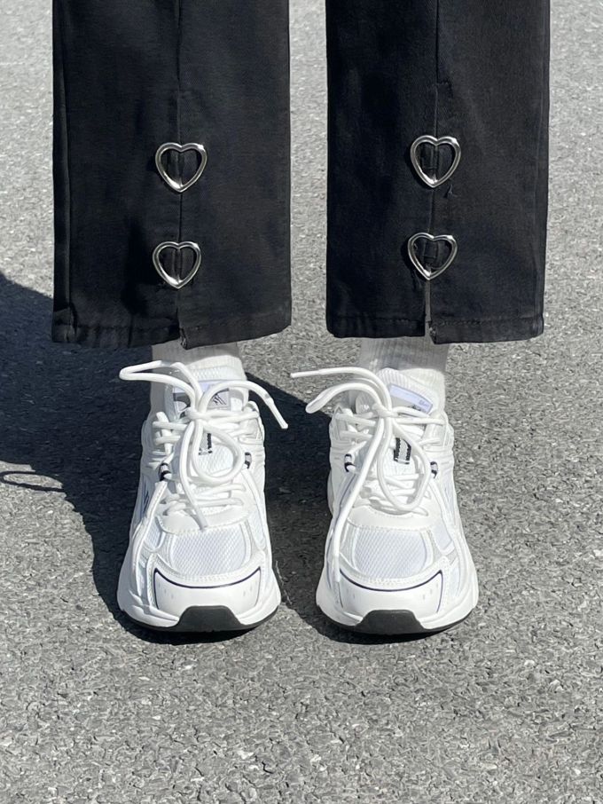 圆头 中帮 系带 深口鞋 