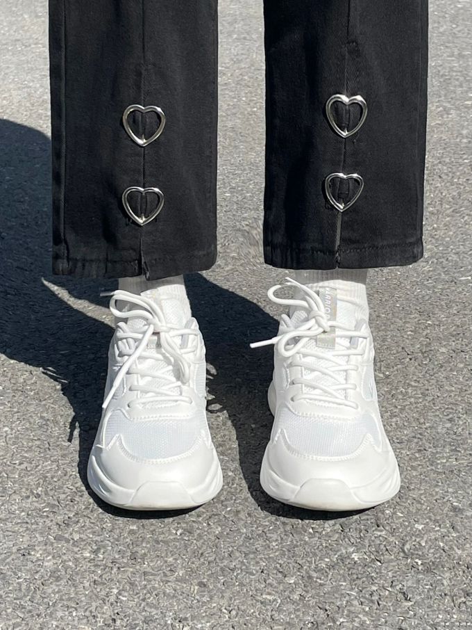 圆头 中帮 系带 深口鞋 