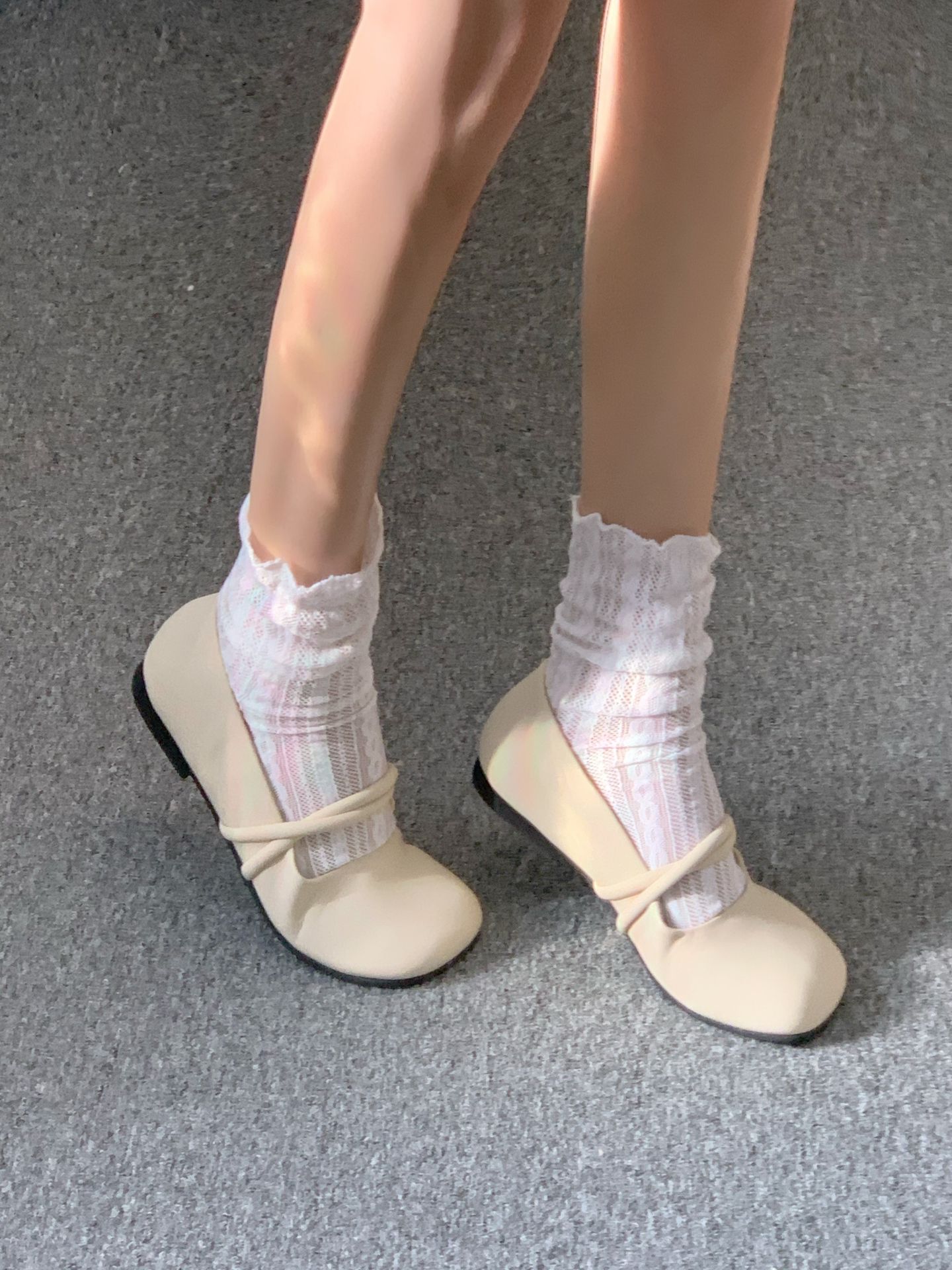 平底 圆头 低帮 松紧带 中口鞋  - VALI鞋履AI设计主图