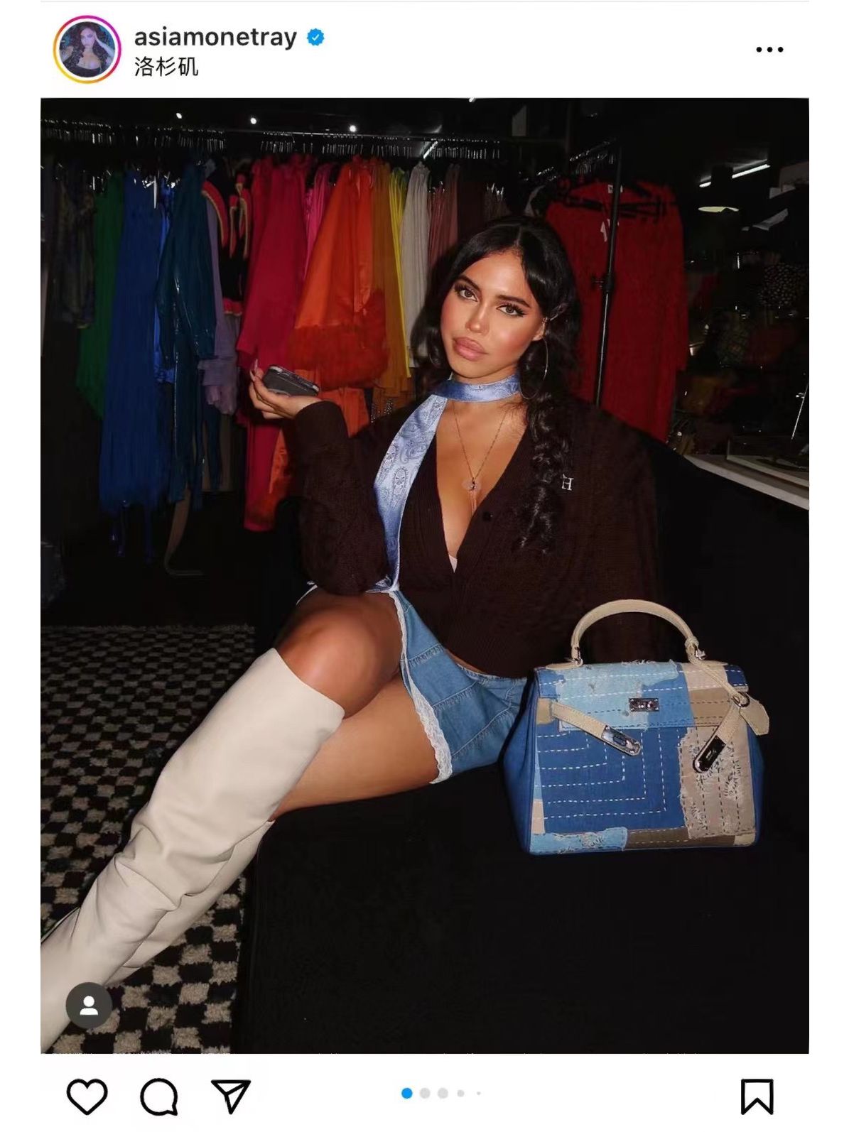 中筒 皮革  - VALI鞋履AI设计主图