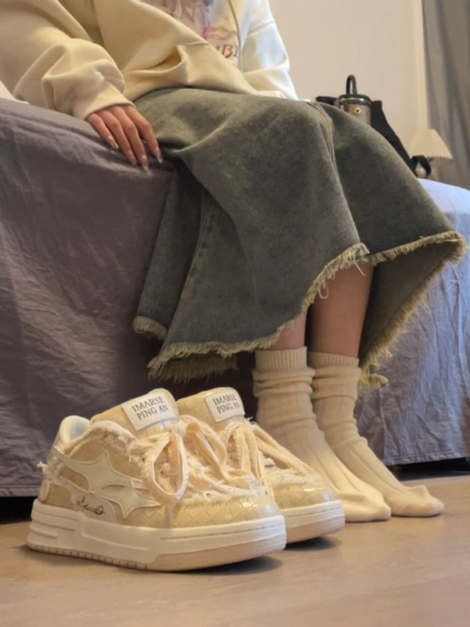 牛仔面料 A型 洗水 毛边 巧克力棕色 夜幕色 