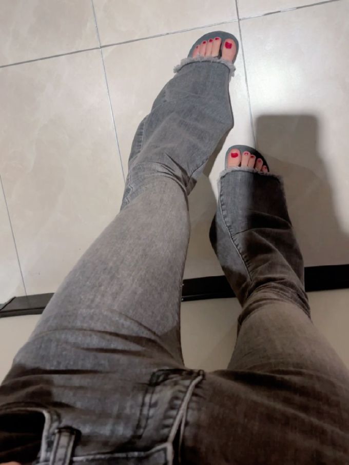 厚底 圆头 深口鞋 皮革 