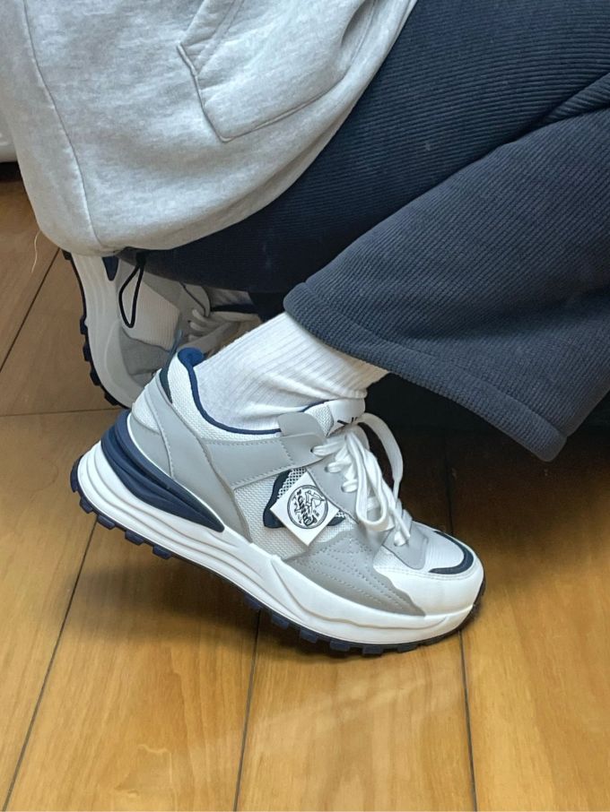 厚底 圆头 低帮 系带 深口鞋 