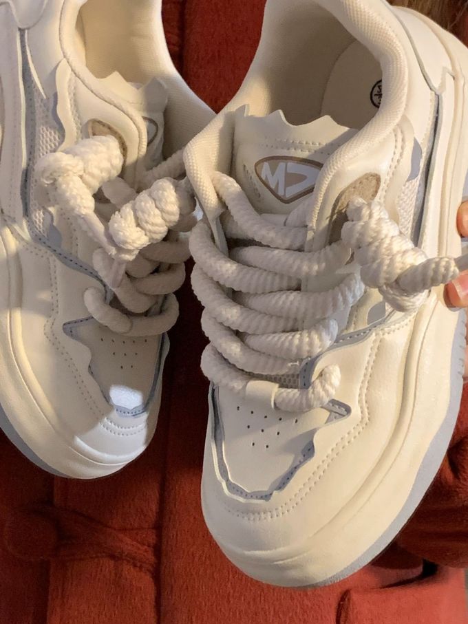 圆头 低帮 系带 深口鞋 皮革 