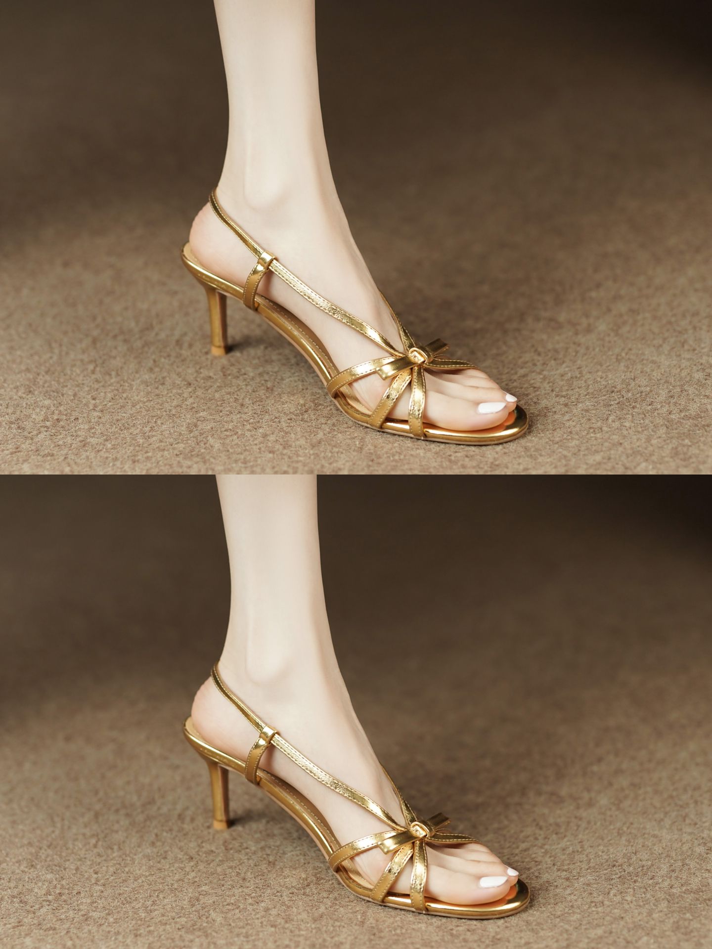 中跟 圆头 皮革  - VALI鞋履AI设计主图