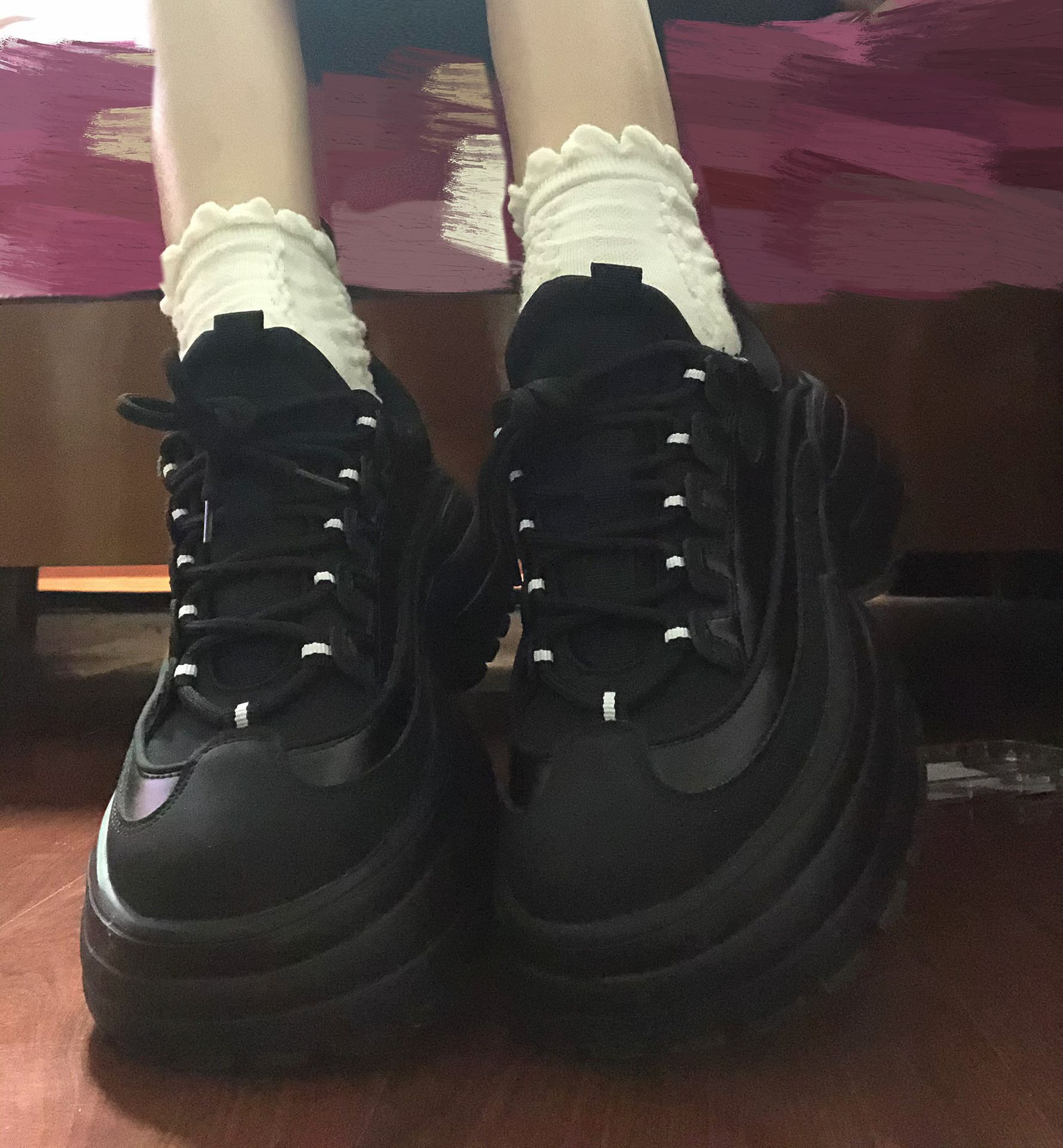 圆头 系带 低筒 皮革  - VALI鞋履AI设计主图