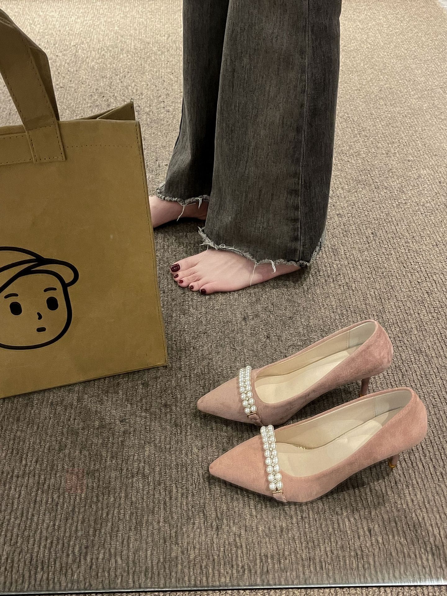 尖头 低帮 一脚蹬 浅口鞋 皮革  - VALI鞋履AI设计主图