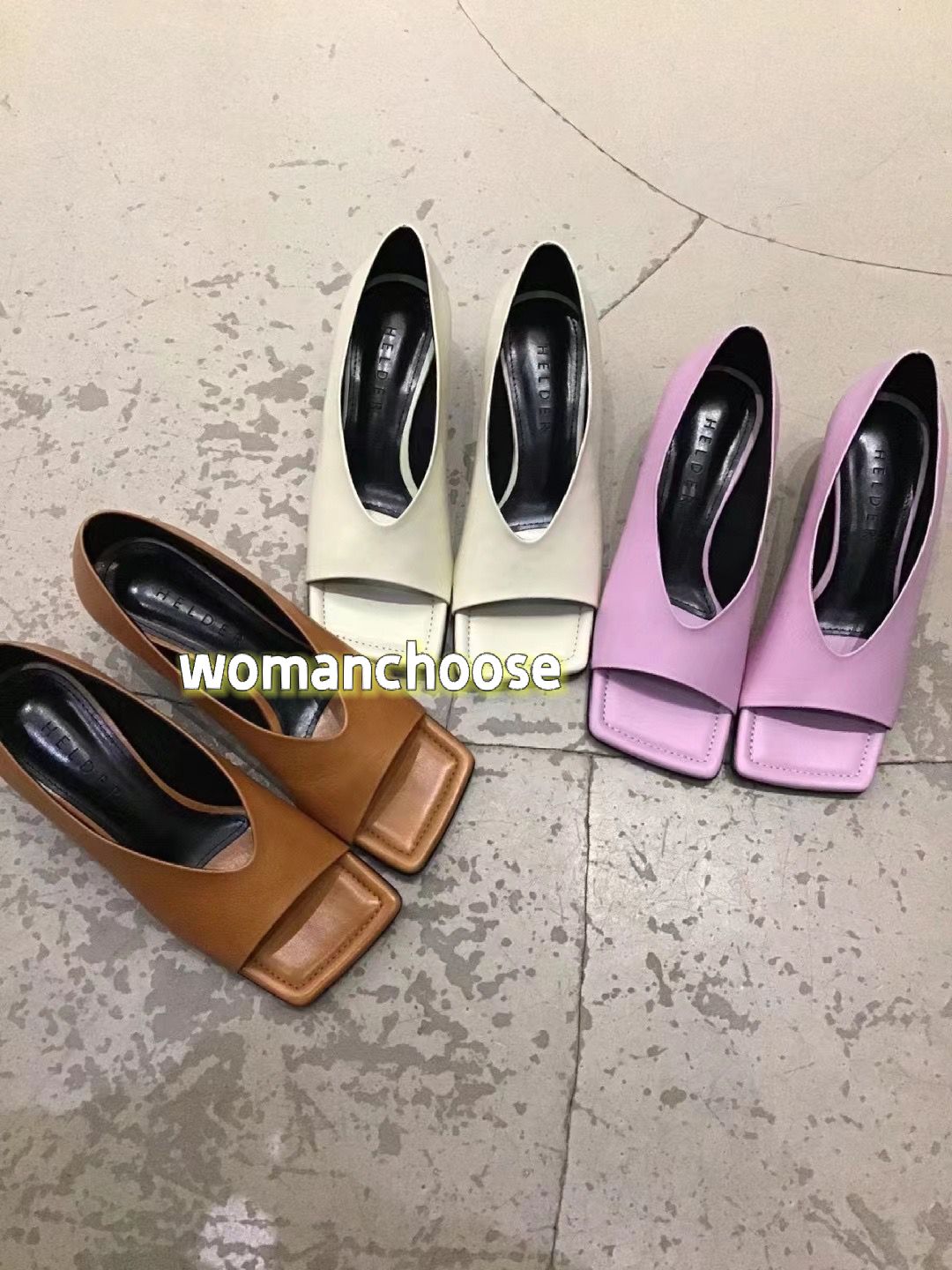 方头 袢扣 皮革  - VALI鞋履AI设计主图