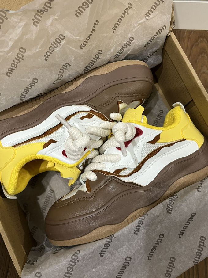 圆头 低帮 系带 深口鞋 