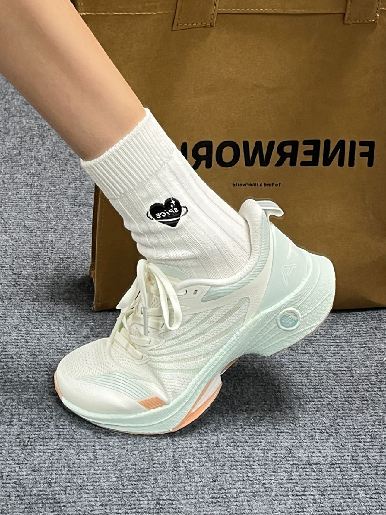 厚底 圆头 低帮 系带 深口鞋 网面  - VALI鞋履AI设计主图