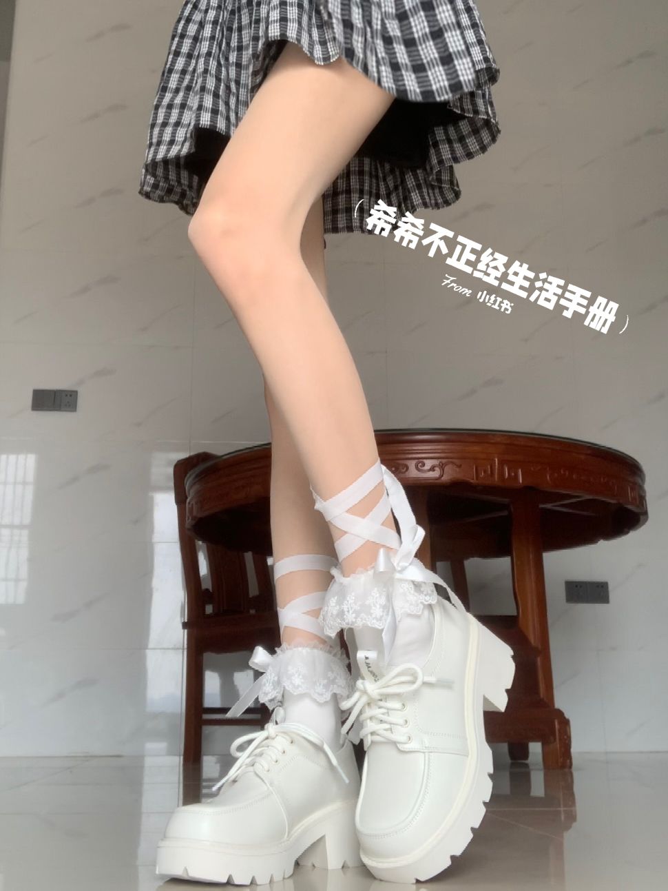 厚底 圆头 系带 低筒 皮革  - VALI鞋履AI设计主图