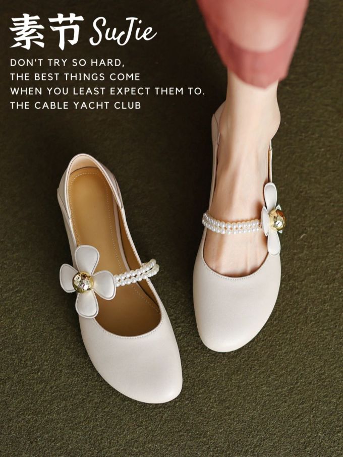 圆头 低帮 中口鞋 皮革 