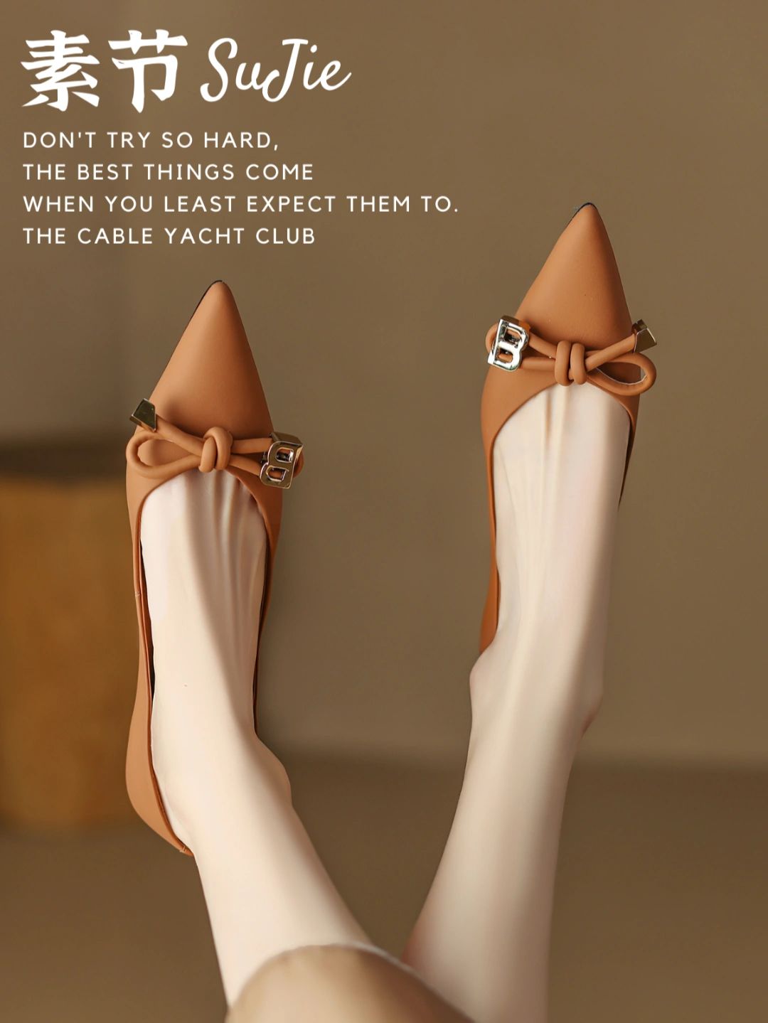 尖头 低帮 一脚蹬 浅口鞋 皮革  - VALI鞋履AI设计主图