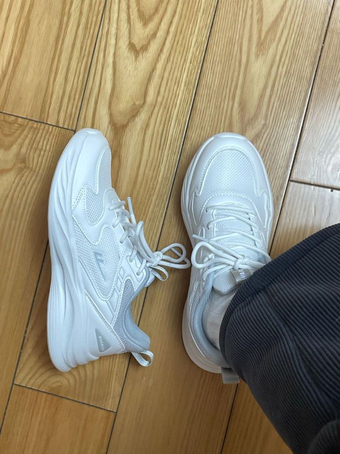 厚底 低帮 系带 深口鞋 网面 