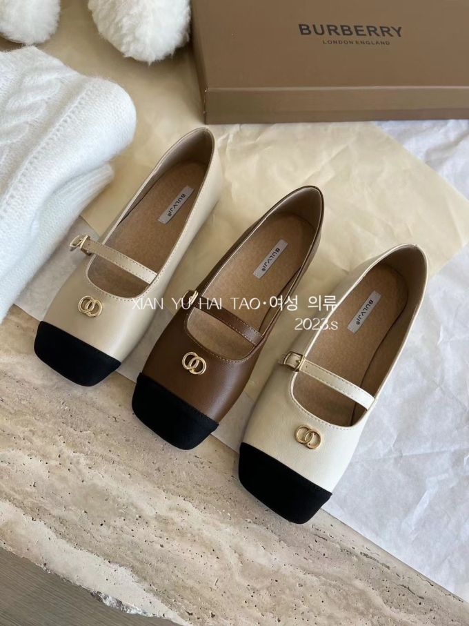 方头 袢扣 中口鞋 皮革 