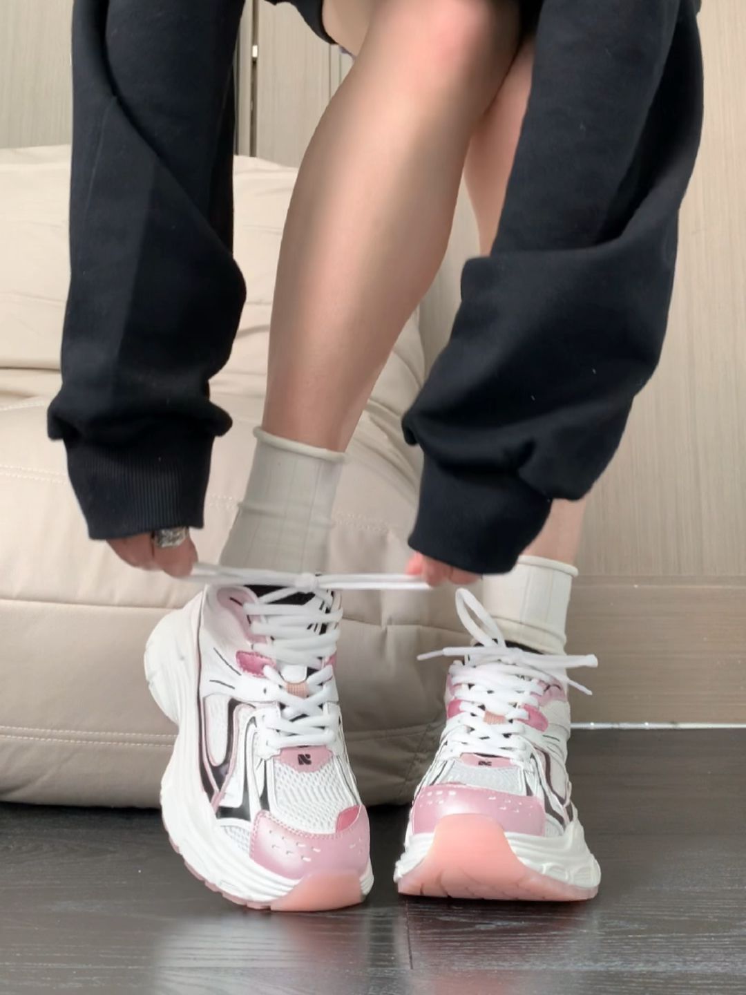 厚底 圆头 中帮 系带 深口鞋  - VALI鞋履AI设计主图