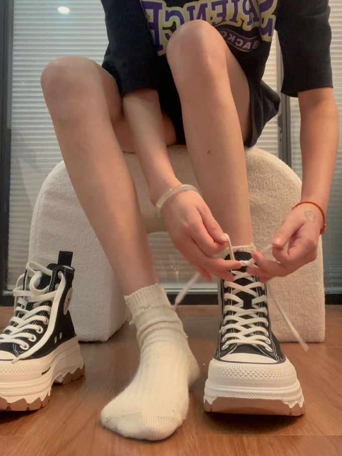 圆头 高帮 松紧带 深口鞋 