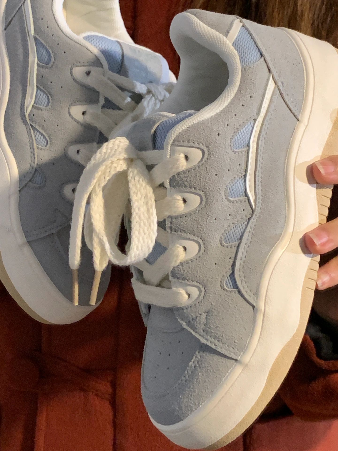 平底 圆头 低帮 系带 深口鞋 皮革  - VALI鞋履AI设计主图