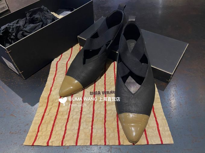 尖头 松紧带 低筒 皮革 