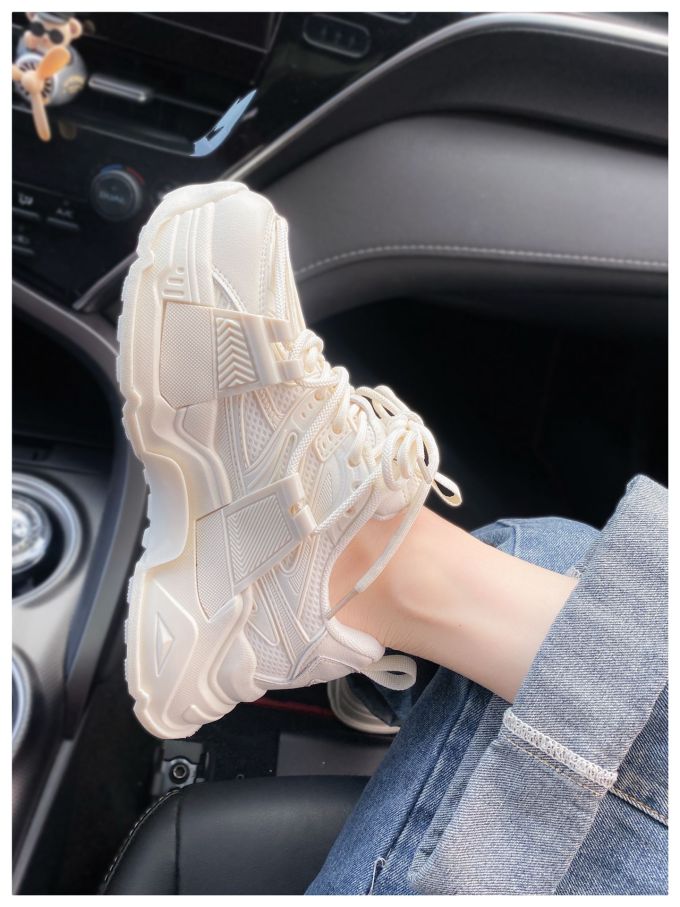 厚底 圆头 低帮 系带 深口鞋 