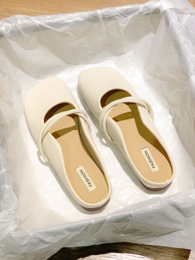 方头 松紧带 中口鞋 皮革 