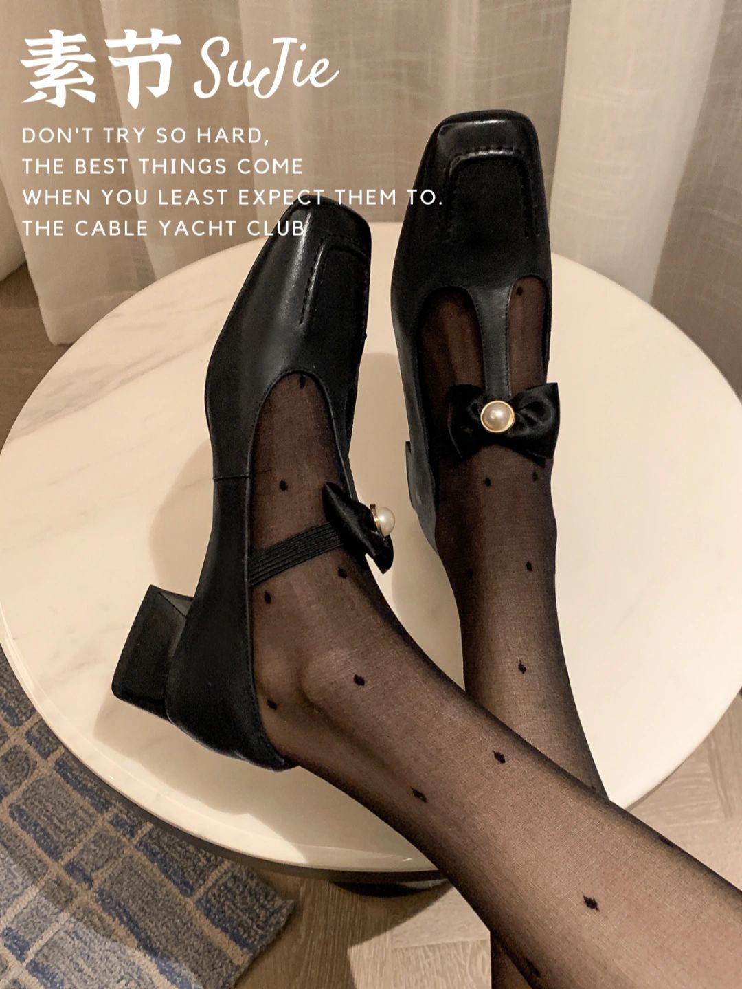 粗跟 低跟 低帮 一脚蹬 深口鞋  - VALI鞋履AI设计主图