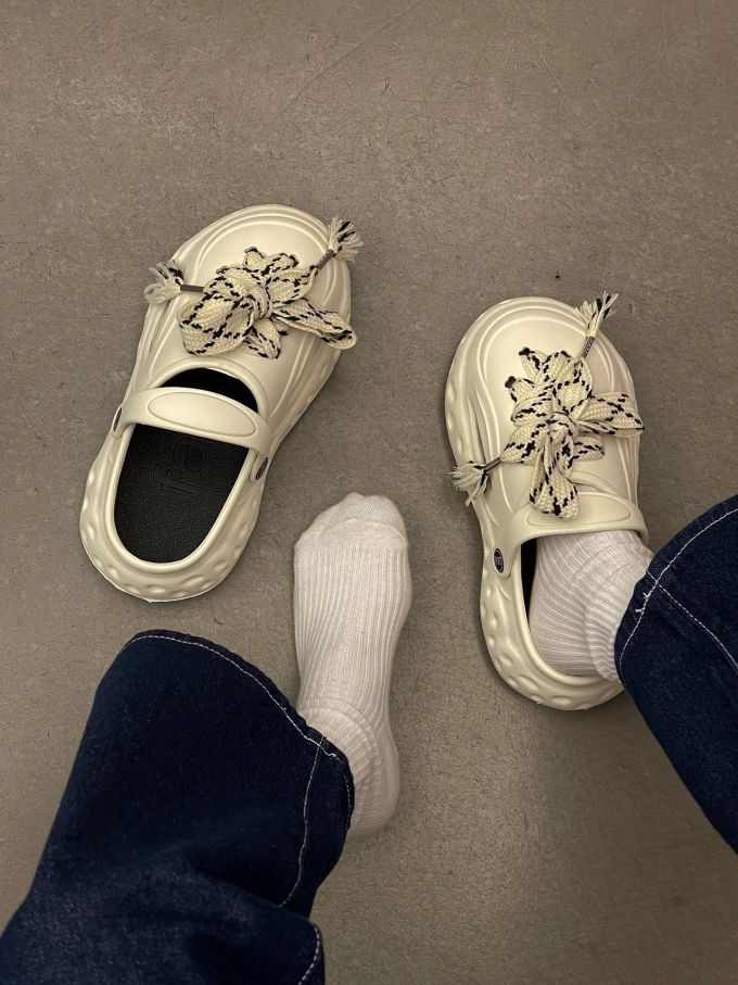 圆头 袢扣 深口鞋 魔术贴 