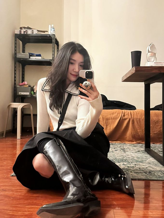 挖空 踢踏舞鞋色 都市 学院风 