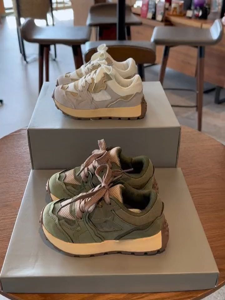 厚底 圆头 低帮 系带 深口鞋  - VALI鞋履AI设计主图