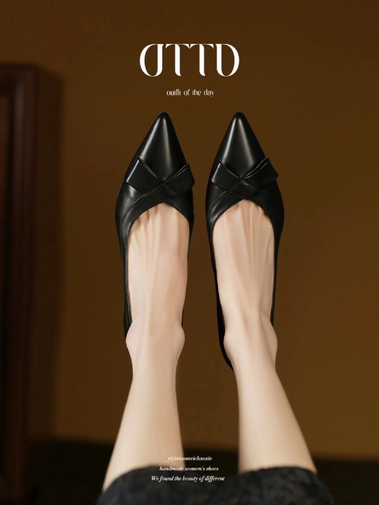 尖头 低帮 一脚蹬 浅口鞋 皮革  - VALI鞋履AI设计主图