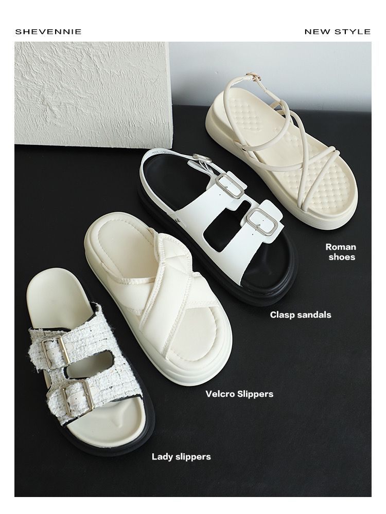 平底 圆头 袢扣  - VALI鞋履AI设计主图