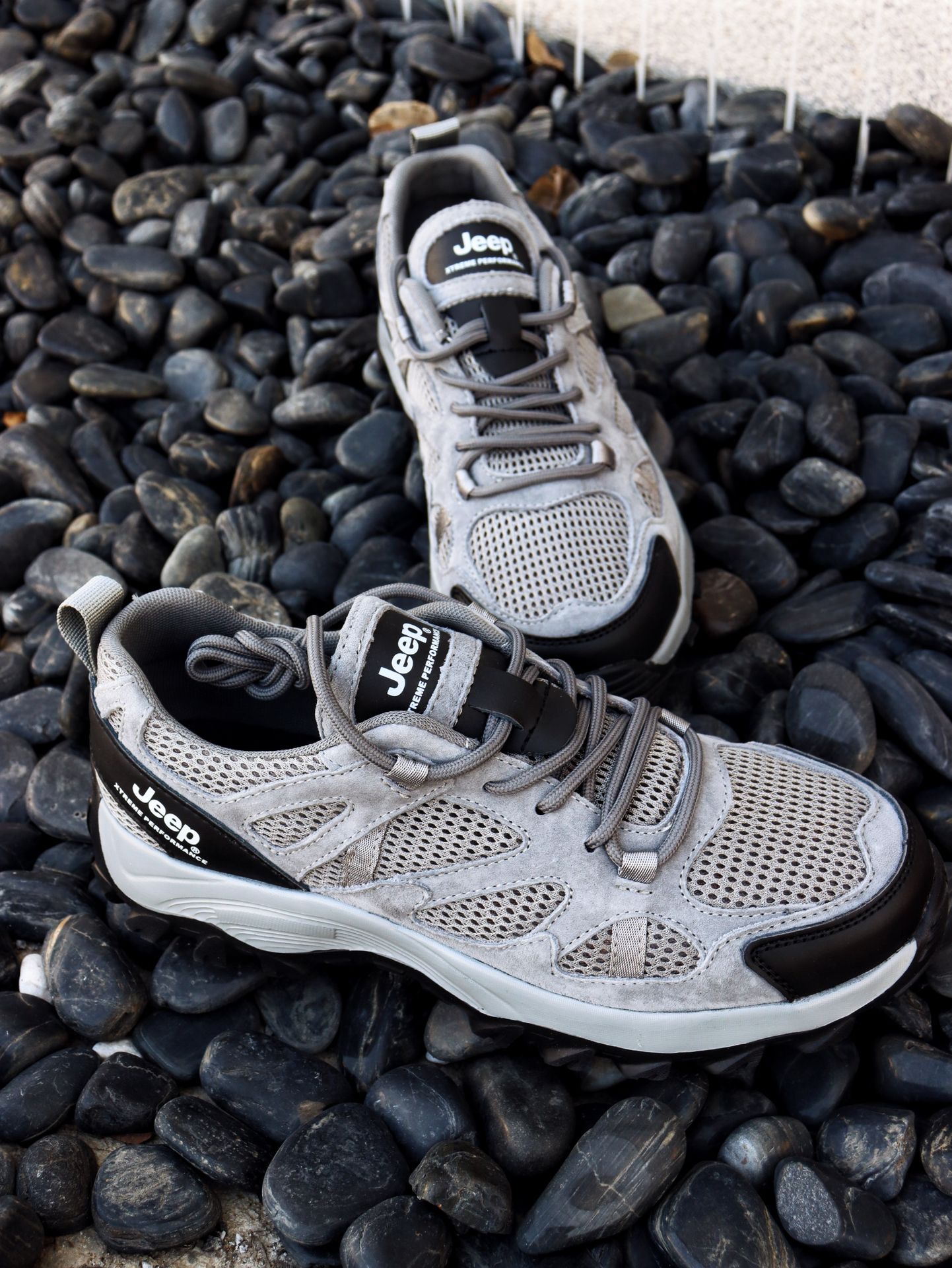 平底 圆头 低帮 系带 深口鞋 网面  - VALI鞋履AI设计主图