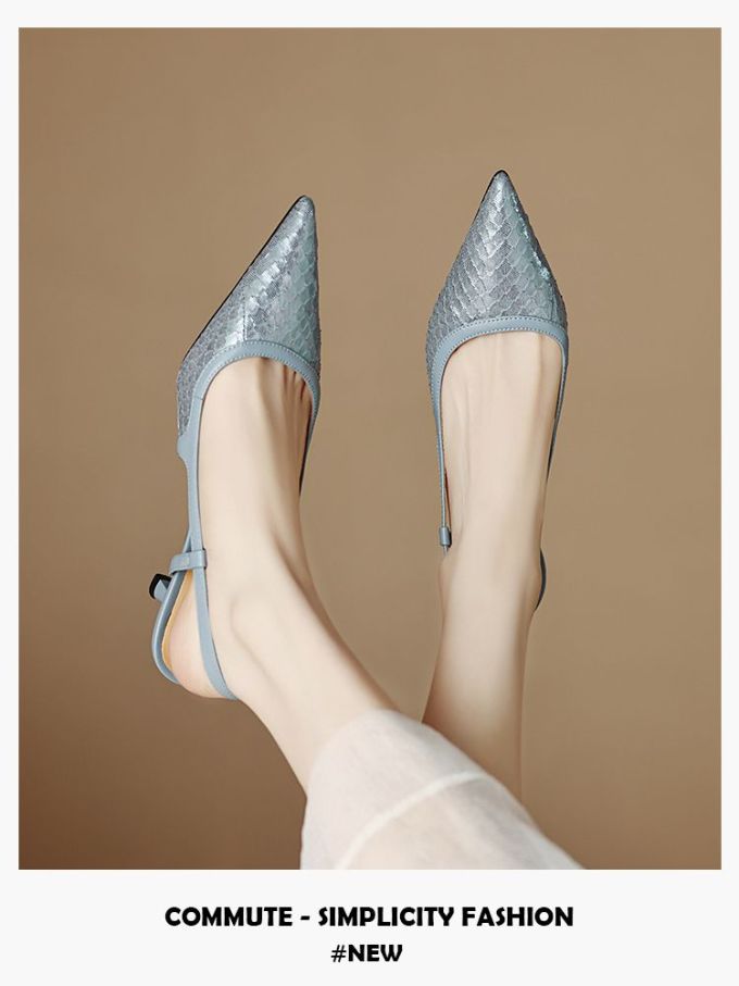 尖头 低帮 袢扣 浅口鞋 