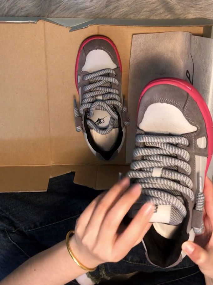 圆头 系带 深口鞋 