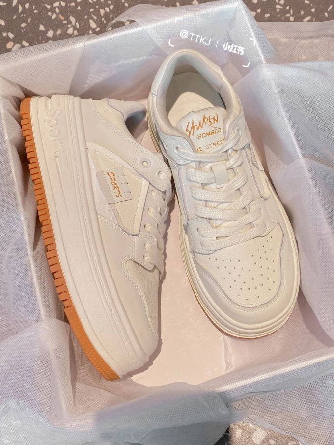 圆头 系带 深口鞋 皮革 