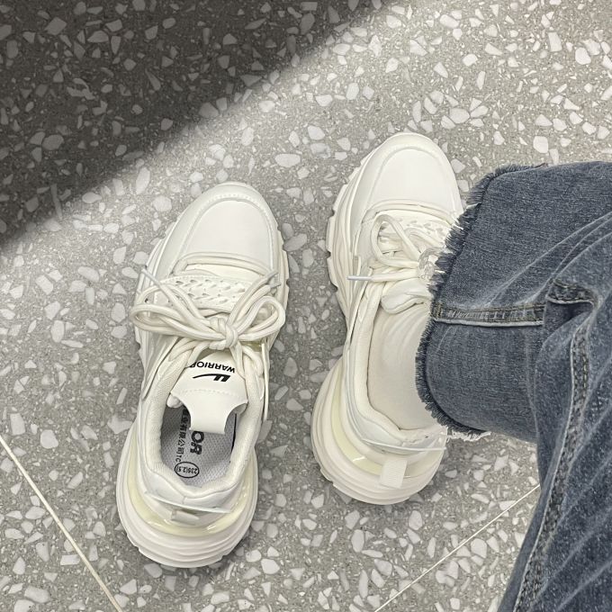 圆头 系带 深口鞋 皮革 