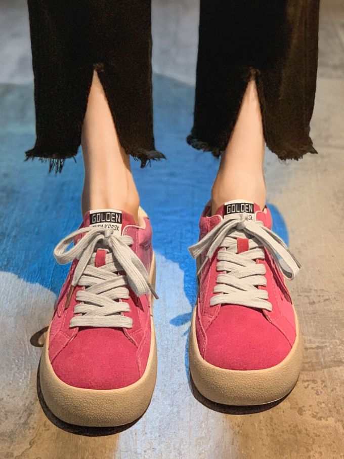 圆头 低帮 系带 深口鞋 皮革 