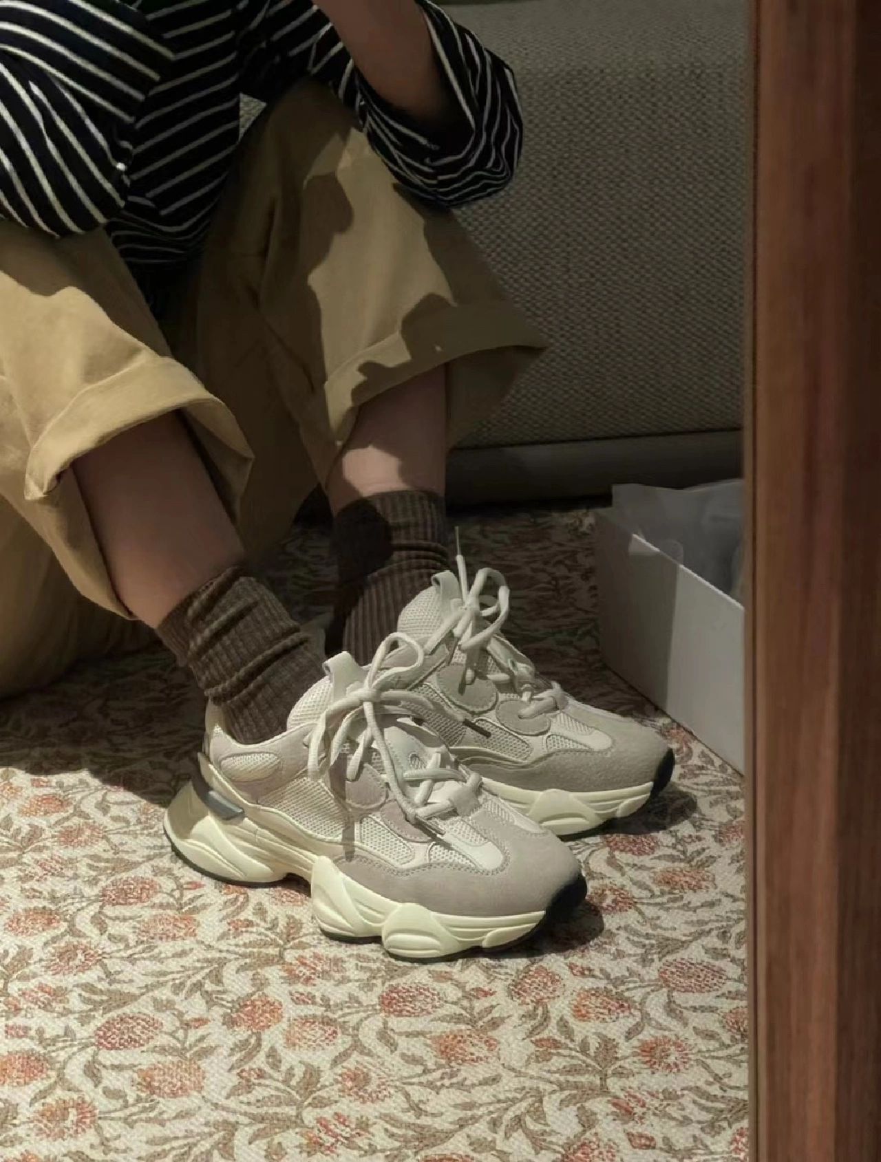 厚底 圆头 低帮 系带 深口鞋  - VALI鞋履AI设计主图