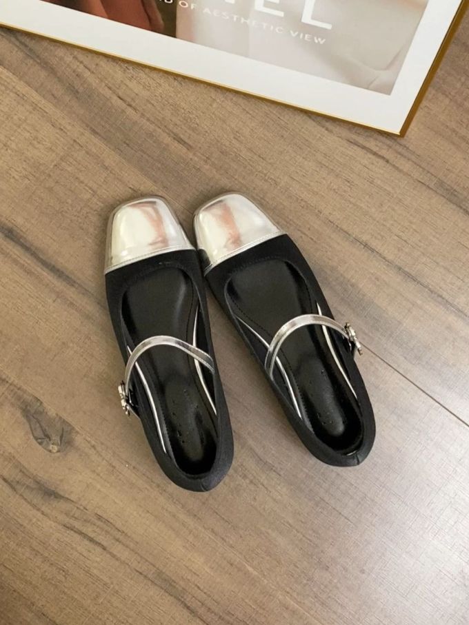 方头 低帮 袢扣 中口鞋 