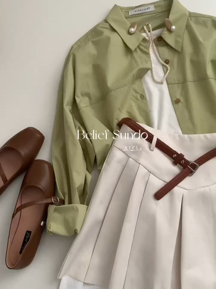 H型 翻领 雪松色 城堡灰 浅羊皮纸色 基础扣饰 都市  - VALI鞋履AI设计主图